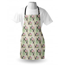 Wild Roses and Toucan Bird Apron