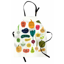 Plant Fruit Vegetable Slogan Apron