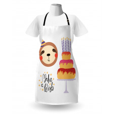 Birthday Cake Make a Wish Apron