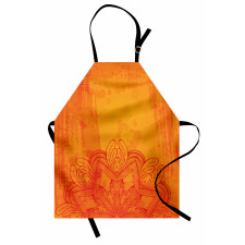 Feather Leaves Triangular Apron