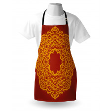 Aztec Style Painting Vivid Apron