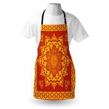 Oriental Round and Square Apron