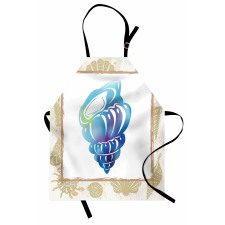 Aquatic Cockleshell Apron