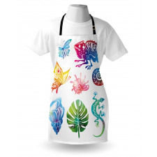 Exotic Fauna and Foliage Apron