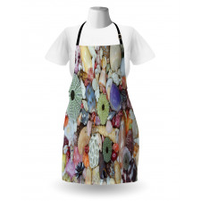 Closeup Colorful Big Little Apron