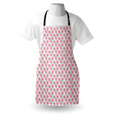 Circles Dots and Bars Art Apron