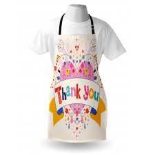 Heart Stars and Clouds Apron
