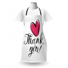 Heart in Bold Love Doodle Apron