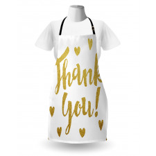 Repeating Mini Hearts Apron