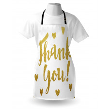 Repeating Mini Hearts Apron