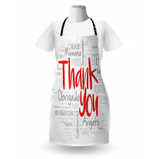 Appreciation Merci Danke Apron