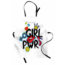 Girl Power with a Crown Apron