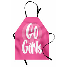 Go Girls Text in Bold Apron