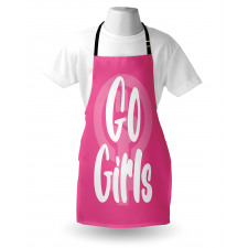 Go Girls Text in Bold Apron