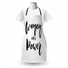 Funky Text Calligraphy Apron