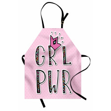 Girl Power in Ornate Apron