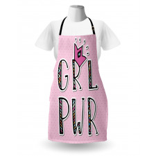 Girl Power in Ornate Apron