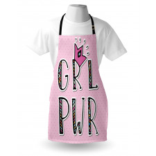 Girl Power in Ornate Apron