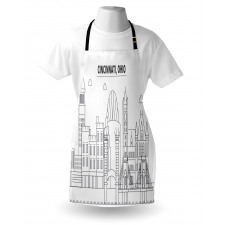 Geometric Drawn Urban Apron