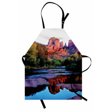 Majestic Cliffs Dawn Photo Apron