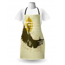 Dramatic Saguaro and Sun Apron