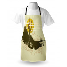 Dramatic Saguaro and Sun Apron