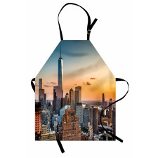 Sunset Manhattan Skyline Apron