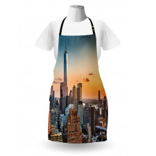 Sunset Manhattan Skyline Apron