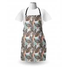 Abstract Pastel Botany Apron