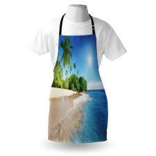 Suuny Ocean Palm Trees Apron