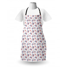 Monstera Leaves and Animals Apron