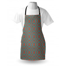 Colorful Floral Ornament Apron