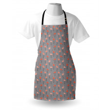 Forest Birds on Zigzags Apron