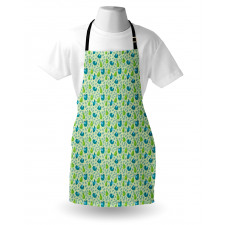 Pears with Small Sparrows Apron