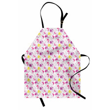 Palm Leaf with Hibiscuses Apron