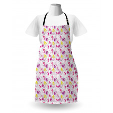 Palm Leaf with Hibiscuses Apron