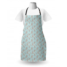 Hand Sketch Wedding Romantic Apron