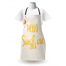 Halftone Dots Words Apron