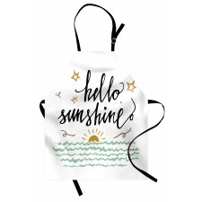 Sunset Scene Words Apron