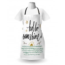 Sunset Scene Words Apron