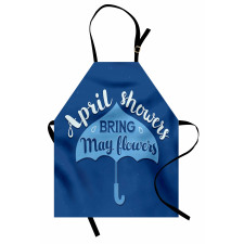 Umbrella Words April and May Apron