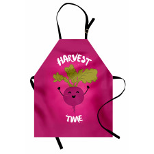 Happy Beet Character Words Apron