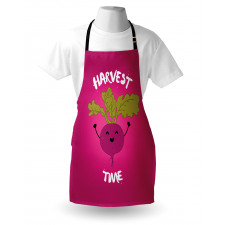 Happy Beet Character Words Apron