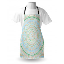 Oriental Motif Pastel Tone Apron