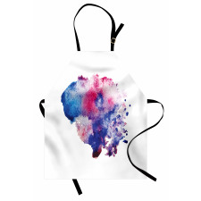 Watercolor Splash Abstract Apron