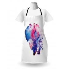 Watercolor Splash Abstract Apron