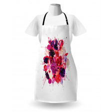 Bouquet of Exotic Flowers Apron