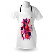 Bouquet of Exotic Flowers Apron