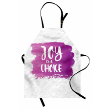 Joy is a Choice Words Art Apron