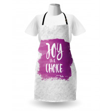 Joy is a Choice Words Art Apron